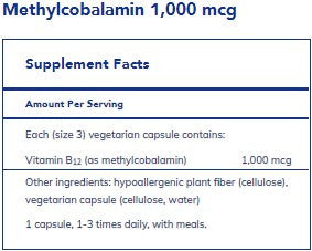 Pure Encapsulations Methylcobalamin 180c