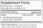 Advanced Nutrition by Zahler Methyl Folate 60c