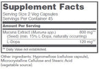 Protocol for Life Balance Mucuna extract 90vc