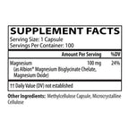 Neurobiologix Magnesium Glycinate Complex 100c