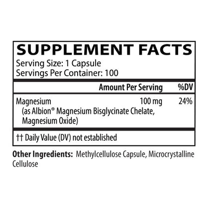 Neurobiologix Magnesium Glycinate Complex 100c