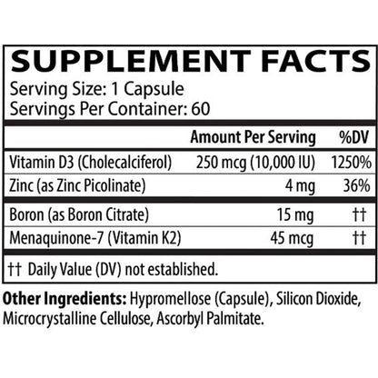 Neurobiologix D3+K2 Cofactor Complex