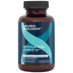Supplement bottle labeled 'Neuro Biologix Methylaton Complete' on a white background