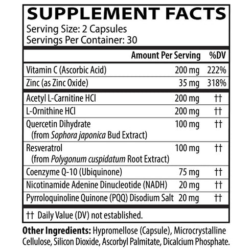 Neurobiologix Mito Cell PQQ 60vc