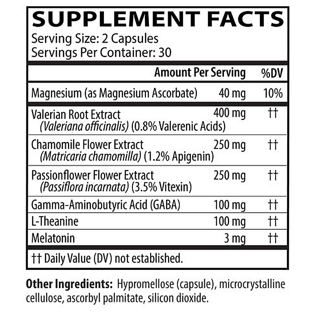 Neurobiologix Neuro Night Essentials 60caps