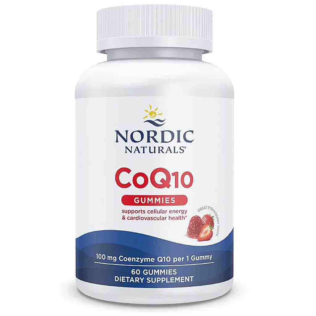 Nordic Naturals CoQ10 60 Gummies Strawberry Flavor