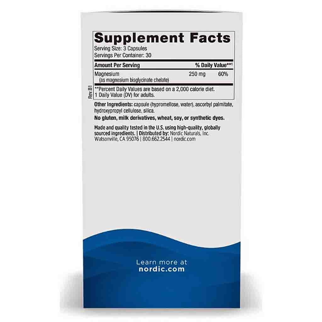 Nordic Naturals Magnesium Glycinate 90 caps