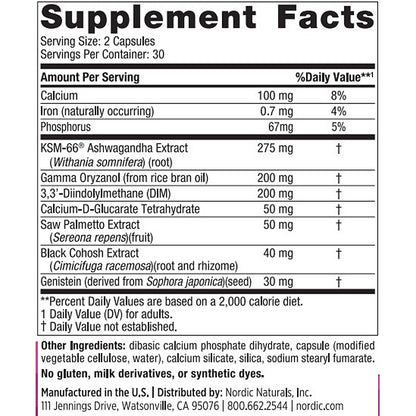 Nordic Naturals Menopause Support 60 caps