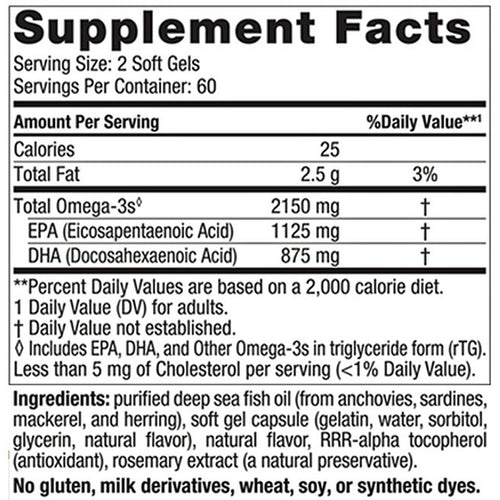 Nordic Naturals ProOmega 2000 120sg