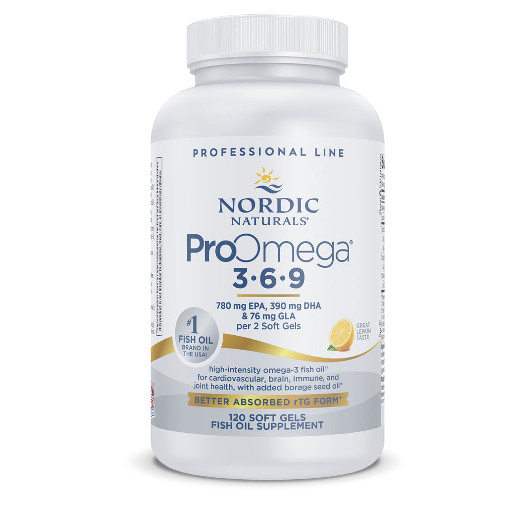 Nordic Naturals ProOmega 3.6.9 (lemon) 120 softgels