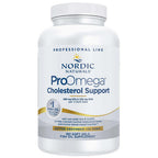 Nordic Naturals ProOmega Cholesterol Support supplement bottle on a white background