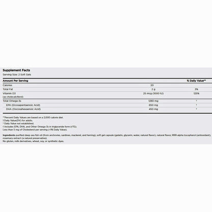 Nordic Naturals ProOmega-D 120sg