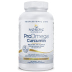 Nordic Naturals ProOmega Curcumin supplement bottle on a white background