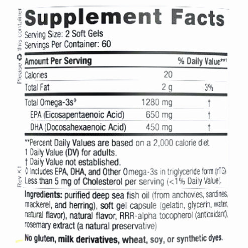 Nordic Naturals ProOmega (lemon) 120sg