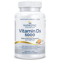 Nordic Naturals Vitamin D3 5000 dietary supplement bottle on a white background