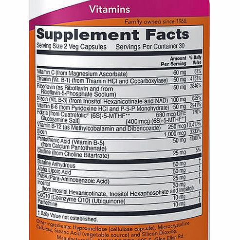 Now Co-Enzyme B-Complex 60vc