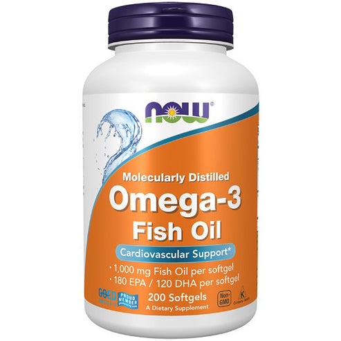 NOW Omega-3 Molecularly Distilled 200sg