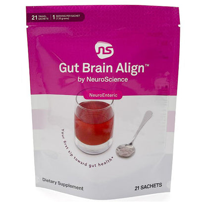 Gut Brain Align by NeuroScience dietary supplement package on a white background