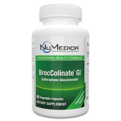 NuMedica BrocColinate GI, whole body detoxification, antioxidant, cell protection, front label