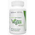 Supplement bottle labeled 'OsteoVegan' on a white background