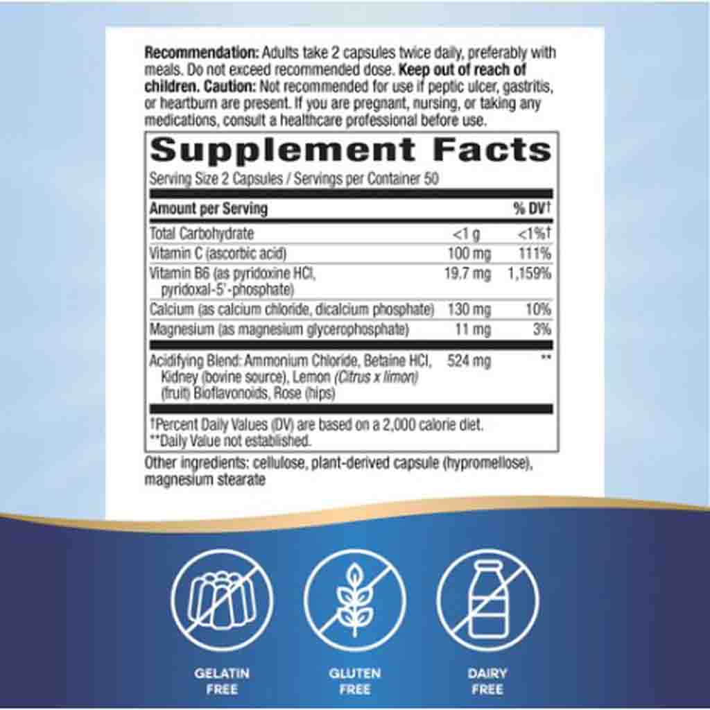 Natures Way Acid-A-Cal 100c