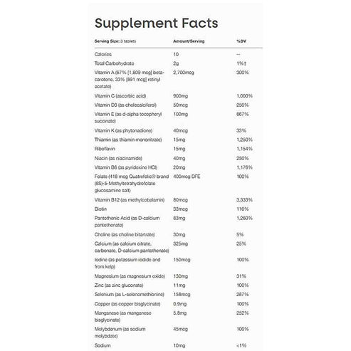 Natures Way Alive! Max3 Max Daily Multivitamin without Iron 180T