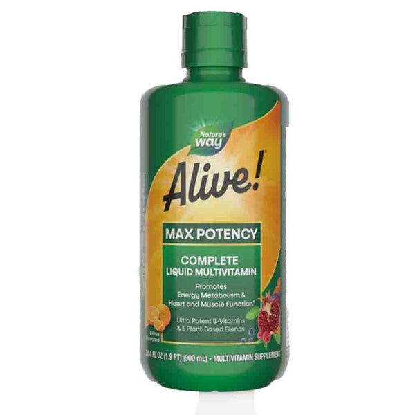 Natures Way Alive! Max Potency Liquid Multivitamin 30.4 oz