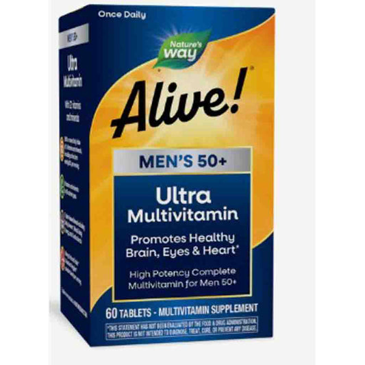 Natures Way Alive! Ultra Multivitamin Men's 50+ 60T