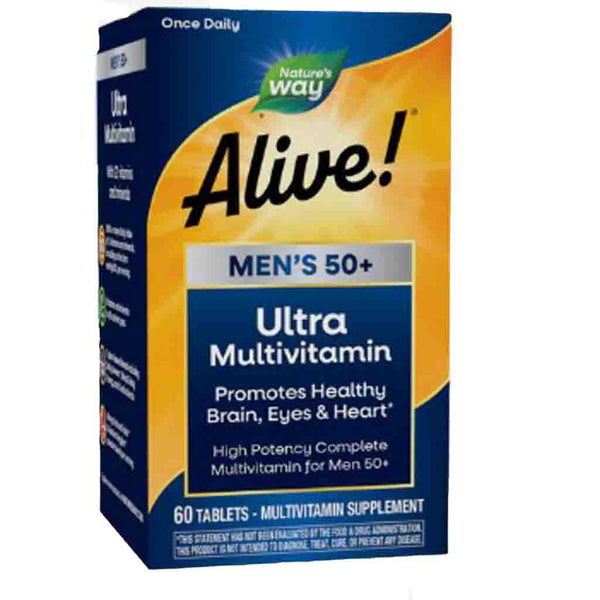 Natures Way Alive! Ultra Multivitamin Men's 50+ 60T