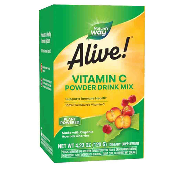 Natures Way Alive! Organic Vitamin C powder 120g