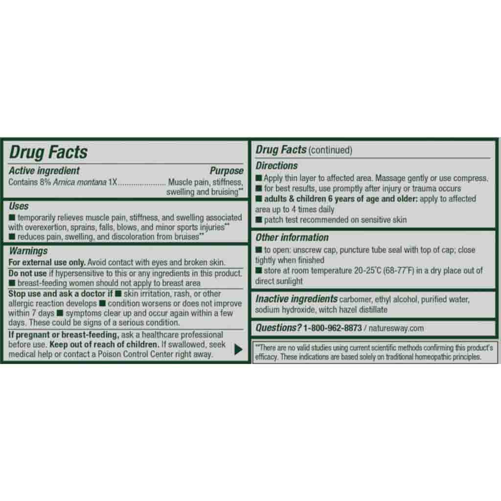 Natures Way Arniflora Gel 2.75oz (B&T)