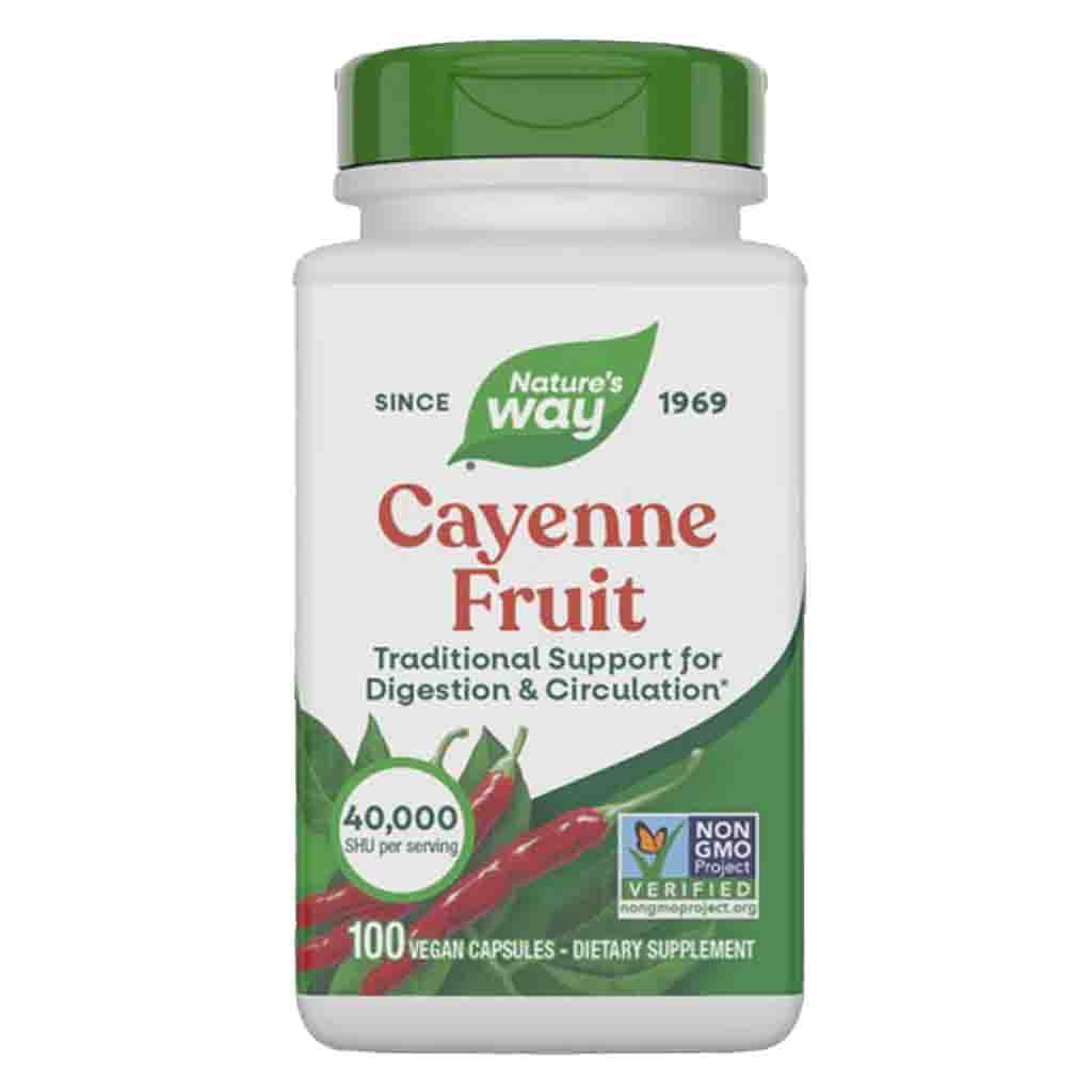 Natures Way Cayenne Pepper 450mg 100c