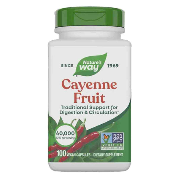 Natures Way Cayenne Pepper 450mg 100c