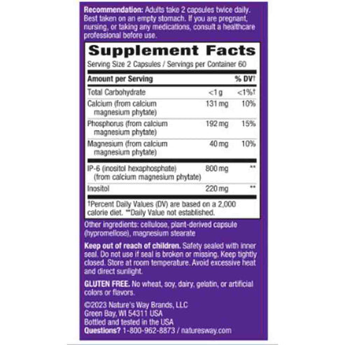 Natures Way Cell Forte w/IP-6 & Inositol 120vc