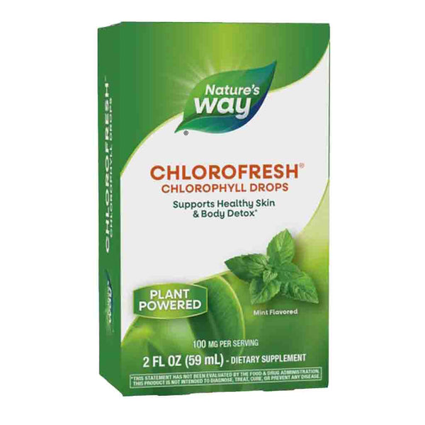 Natures Way Chlorofresh Chlorophyll Drops (mint) 2oz (59 mL)