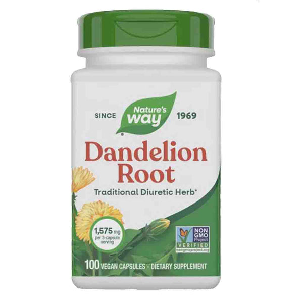 Natures Way Dandelion Root 100 vegan capsules