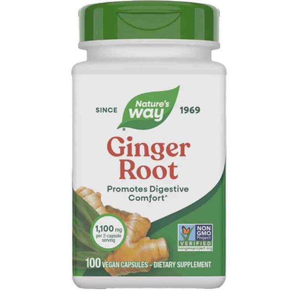 Natures Way Ginger Root 100c