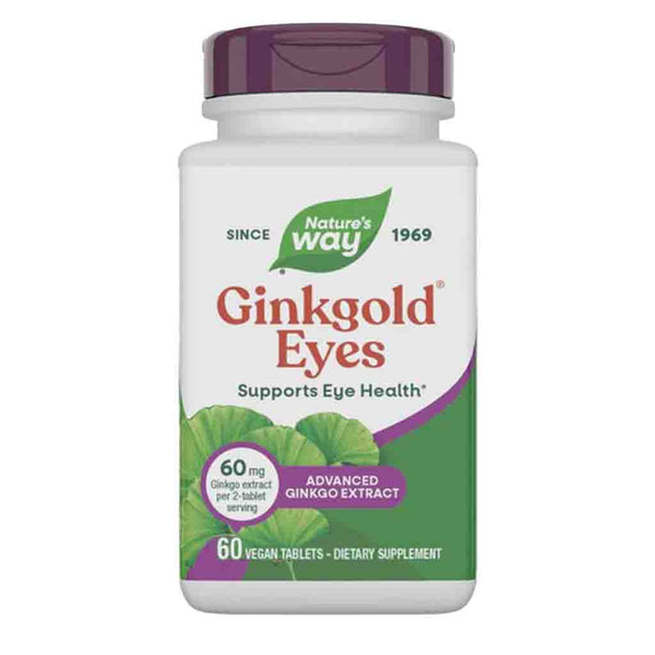 Natures Way Ginkgold Eyes 60 vegan tablets