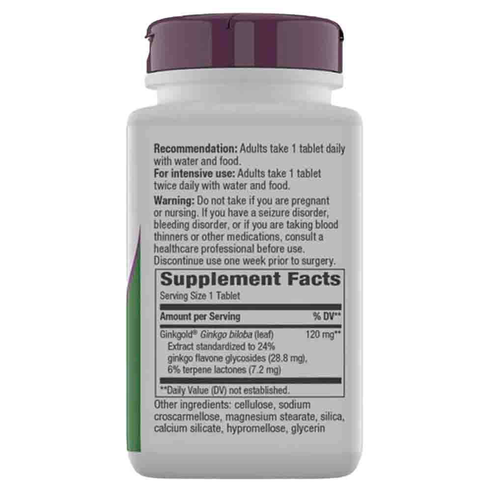 Natures Way Ginkgold Max 120mg 60T