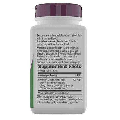 Natures Way Ginkgold Max 120mg 60T
