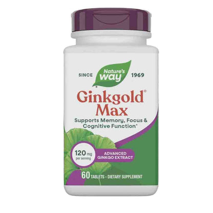 Natures Way Ginkgold Max 120mg 60T