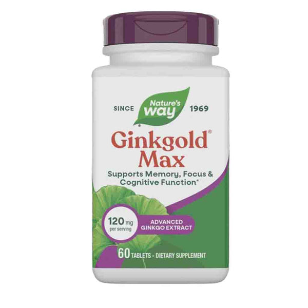 Natures Way Ginkgold Max 120mg 60T