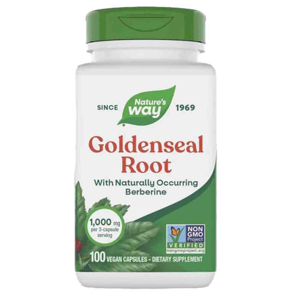 Natures Way Goldenseal Root 100 vegan caps