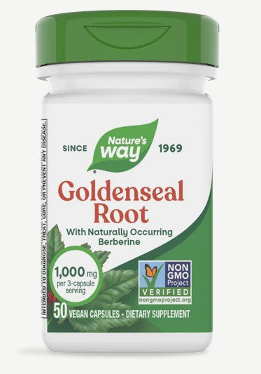 Natures Way Goldenseal Root 50 vegan caps