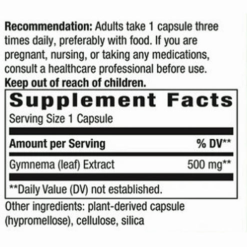Natures Way Gymnema 60 caps