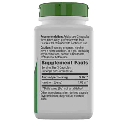 Natures Way Hawthorn Berries 100 vegan capsules