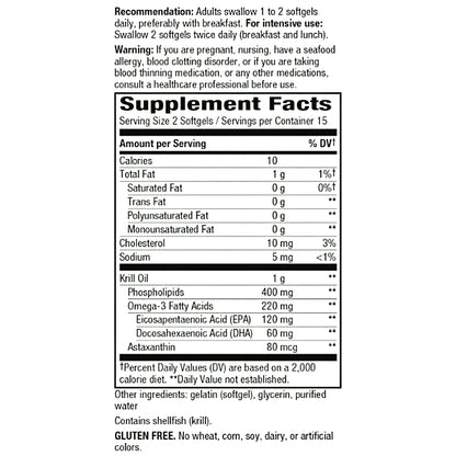 Natures Way Krill Oil 500mg 30sg