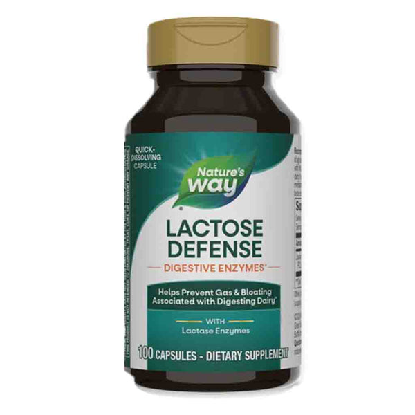 Natures Way Lactose Defense Digestive Enzymes (formerly Lactase Enzyme) 100c