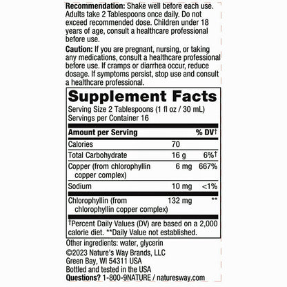 Natures Way Chlorofresh Unflavored 16oz