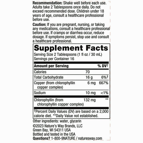 Natures Way Chlorofresh Unflavored 16oz